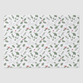 Papel De Seda Navidades ELEGANTES HOLLY