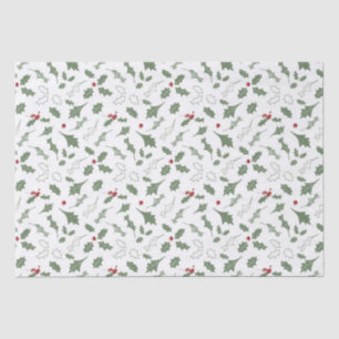 Papel De Seda Navidades ELEGANTES HOLLY