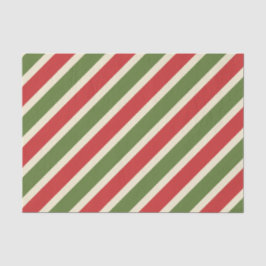 Papel De Seda Navidades elegantes y audaces Candy Cane