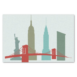 Papel De Seda Navidades en edificios de vacaciones de Nueva York