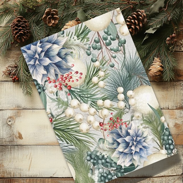 Papel De Seda Navidades encantadores Ornamentos de Marfil Rojo A (Subido por el creador)