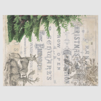 Papel De Seda Navidades Ephemera Desnudan Tejido