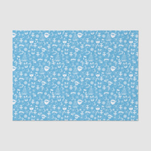 Papel De Seda Navidades Favoritos Patrón de Snowman de Santa Elf