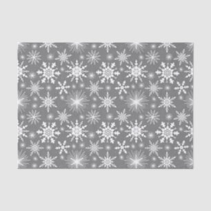 Papel De Seda Navidades Festividades Copos De Nieve Y Esparkles