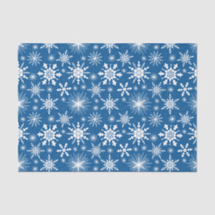 Papel De Seda Navidades Festividades Copos De Nieve Y Esparkles