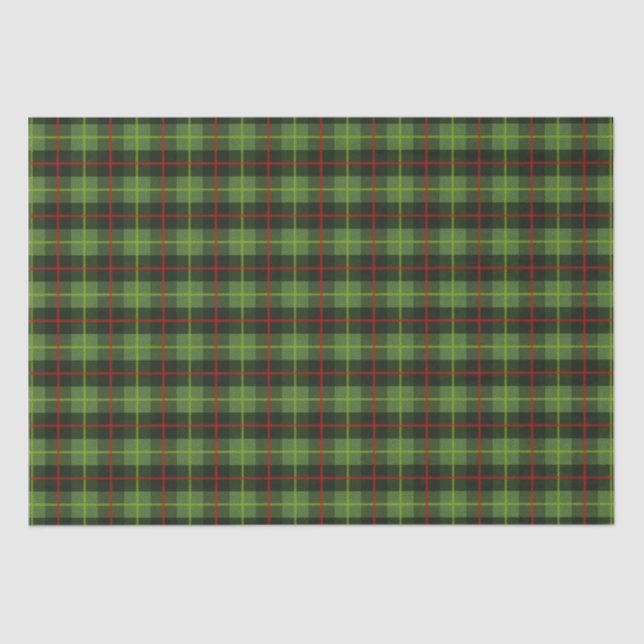 Papel De Seda Navidades festividades rojas y verdes (Anverso)