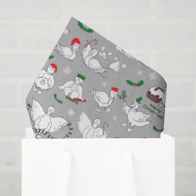 Papel De Seda Navidades festivos (Bolsa de regalo)
