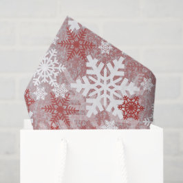 Papel De Seda Navidades festivos copos de nieve Tejido de fiesta