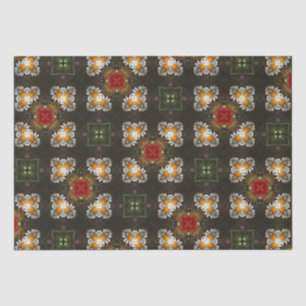 Papel De Seda Navidades festivos de travesía roja