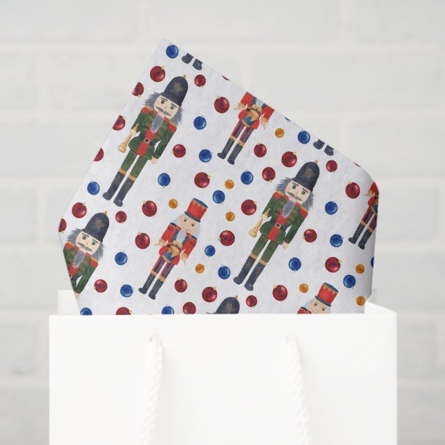 Papel De Seda navidades festivos Festividad nutcracker (Bolsa de regalo)