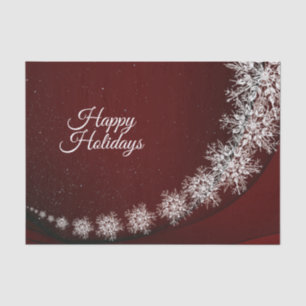 Papel De Seda Navidades Fiesta Crystal copas de nieve Rústica Ro