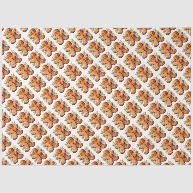Papel De Seda Navidades Gingerbread (Anverso)