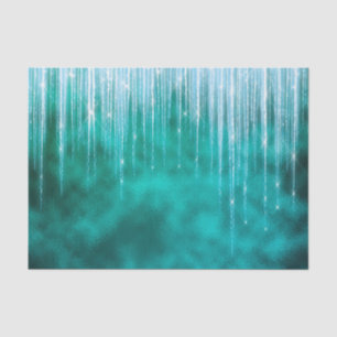 Papel De Seda Navidades Glam Green White Icicles