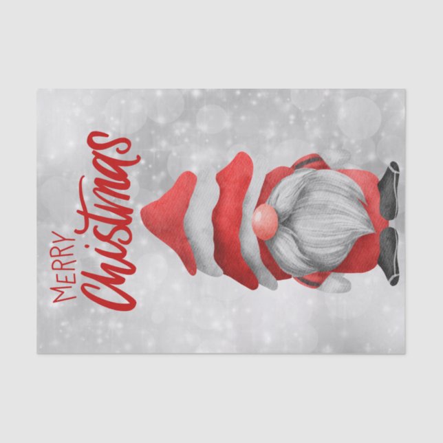 Papel De Seda Navidades Gnome (Anverso)