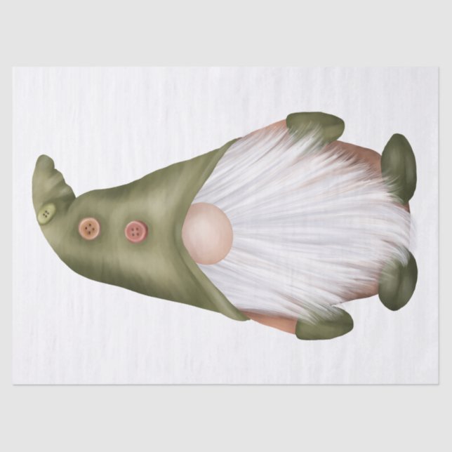 Papel De Seda Navidades Gnome (Anverso)