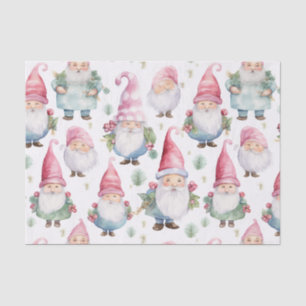 Papel De Seda Navidades Gnome Patrón sin problemas