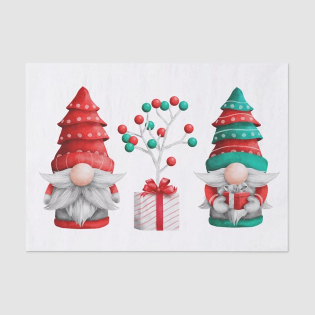Papel De Seda Navidades Gnomes (Anverso)