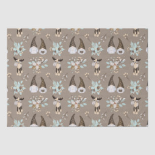 Papel De Seda Navidades Gnomes Woodland