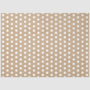 Papel De Seda Navidades Green Polka Dots Kraft