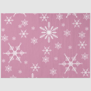 Papel De Seda Navidades Hacen Snowflake En Rosa