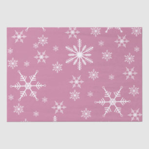 Papel De Seda Navidades Hacen Snowflake En Rosa