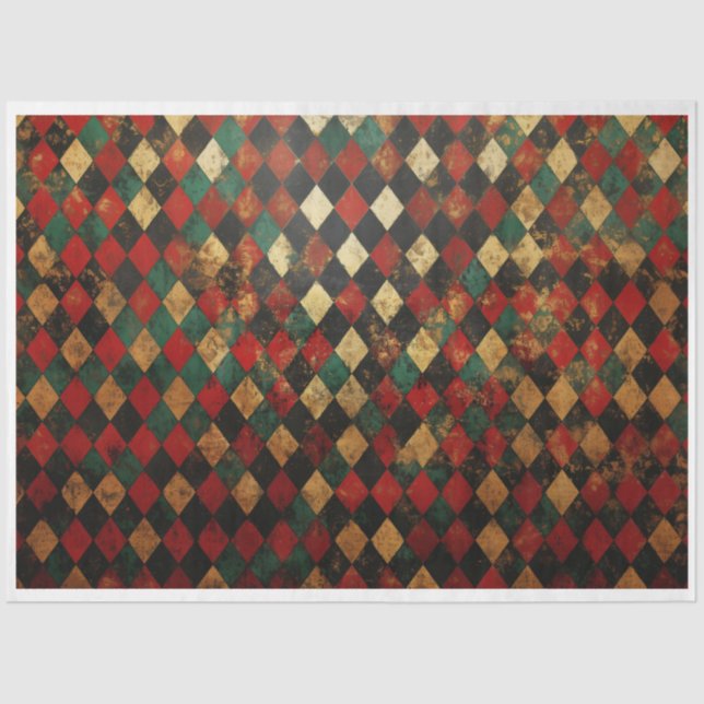 Papel De Seda Navidades Harliquin Background (Anverso)