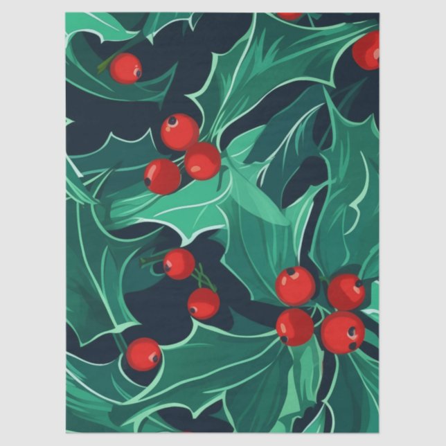 Papel De Seda Navidades Holly (Anverso)