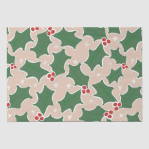 Papel De Seda Navidades Holly Tissue Paper