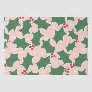 Papel De Seda Navidades Holly Tissue Paper