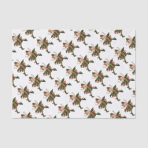 Papel De Seda Navidades huecos florieron una flor graciosa
