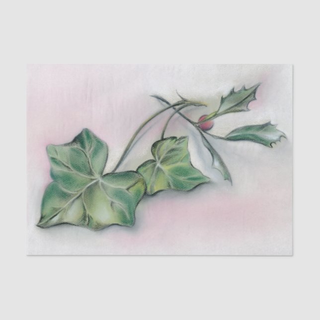 Papel De Seda Navidades Ivy and Holly (Anverso)