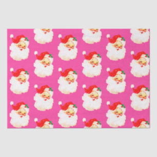 Papel De Seda Navidades Jolly Santa Merry Pink Fun