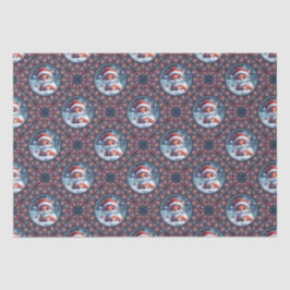 Papel De Seda Navidades Kawaii Fox Dot Mandala Diamond TIle