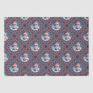 Papel De Seda Navidades Kawaii Fox Dot Mandala Diamond TIle