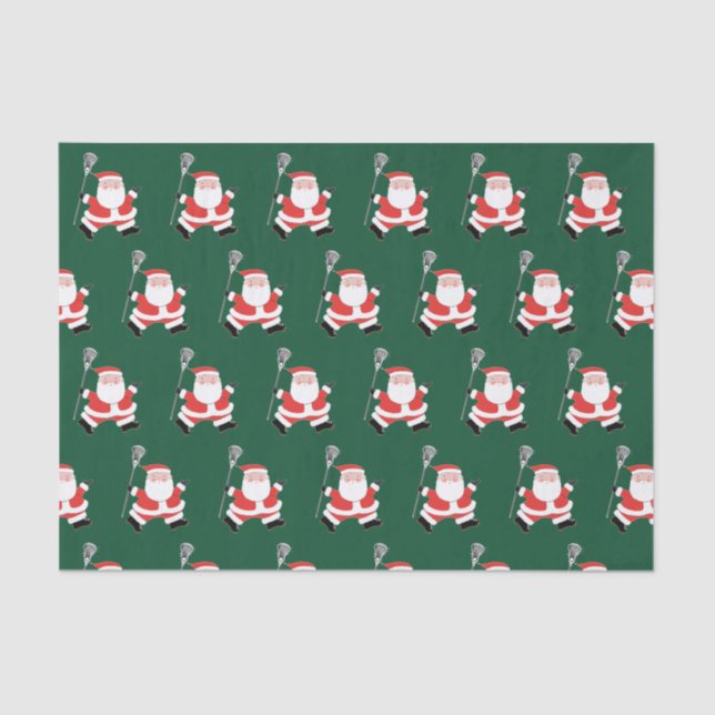 Papel De Seda Navidades Lacrosse Regalos (Anverso)