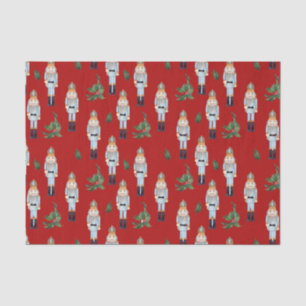 Papel De Seda Navidades lanzan chantajes azules sobre rojo