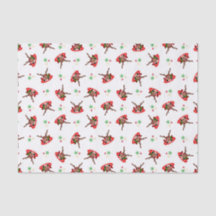 Navidades lindos y festivos de reno rojo