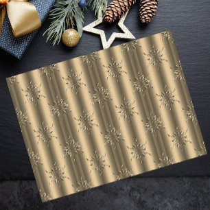 Papel De Seda Navidades mágicos serpentean con Navidades de oro