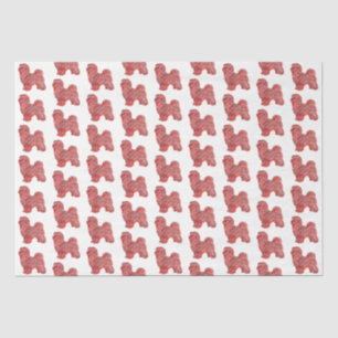 Papel De Seda Navidades malteses adorables Silhouette White