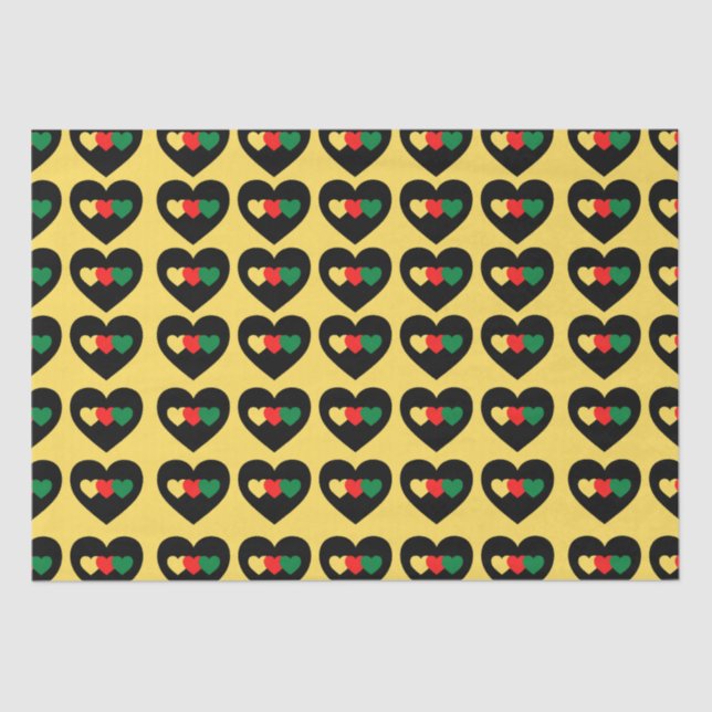Papel De Seda Navidades Melanin X-mas Cumpleaños (Anverso)