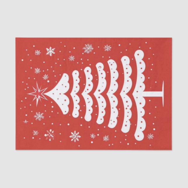 Papel De Seda Navidades modernos (Anverso)