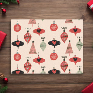 Papel De Seda Navidades modernos de mediados del siglo XX
