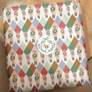 Papel De Seda Navidades modernos Nutcracker Argyle Diamond Patte