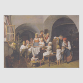 Papel De Seda Navidades Morning (por Ferdinand Georg Waldmüller)