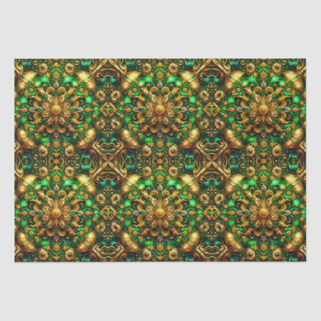 Papel De Seda ~ Navidades multicolores Envueltos ~ (Anverso)