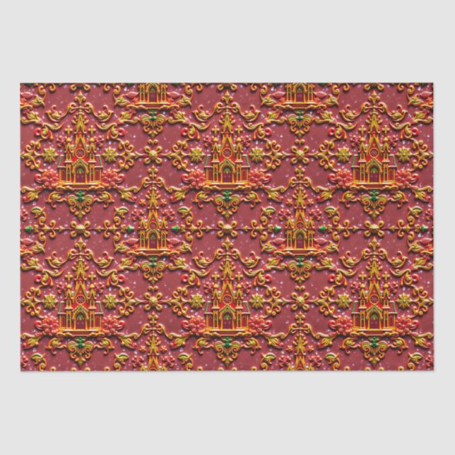 Papel De Seda ~ Navidades multicolores Envueltos ~ (Anverso)