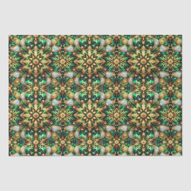 Papel De Seda ~ Navidades multicolores Envueltos ~ (Anverso)