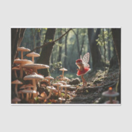 Papel De Seda Navidades Mushroom Fairy Decoupage