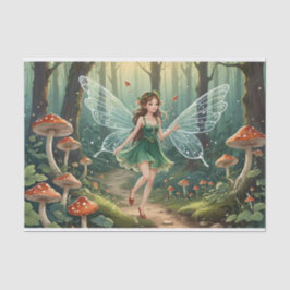 Papel De Seda Navidades Mushroom Fairy Decoupage