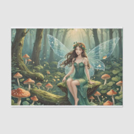 Papel De Seda Navidades Mushroom Fairy Decoupage